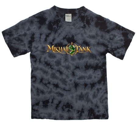 MT Logo, a Black Youth Crystal Tie Dye Tee