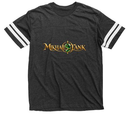 MT Logo, a Vintage Smoke / White Football Jersey Tee