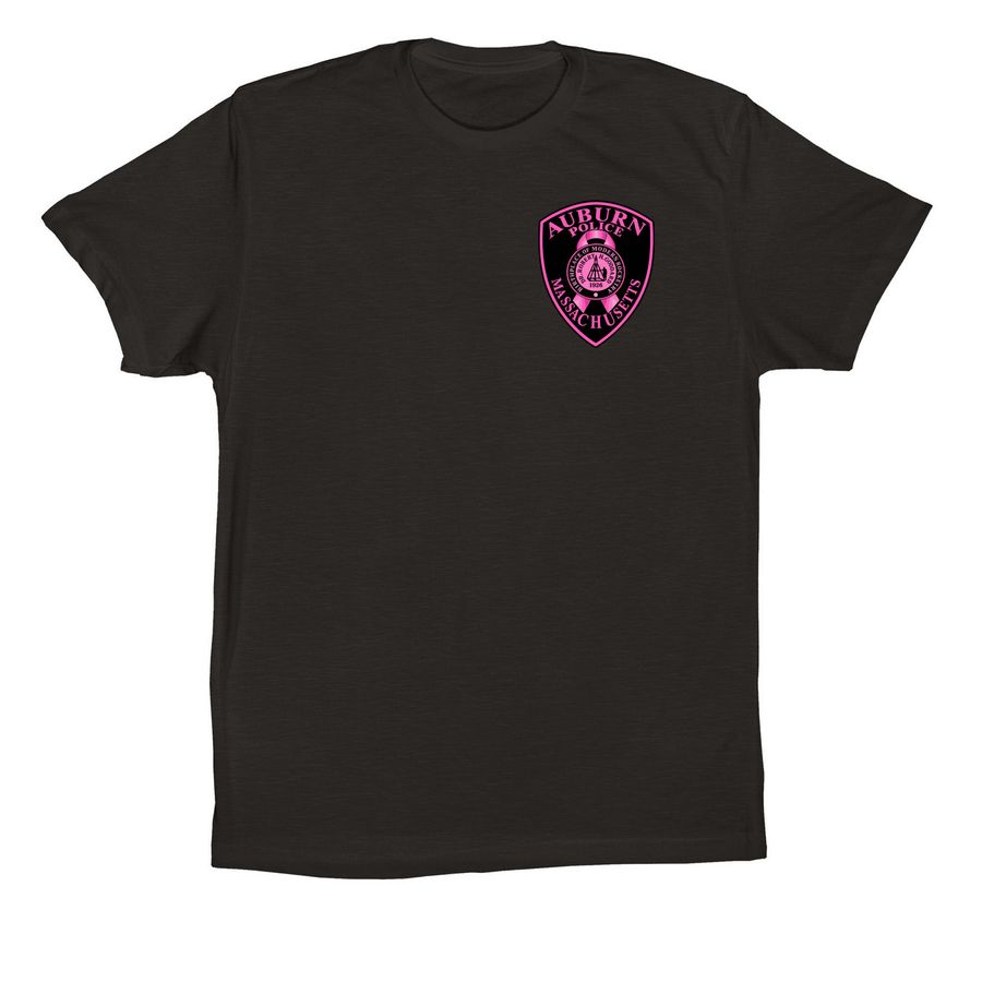 2026 Auburn Police No One Fights Alone!, a Black Premium Cotton Tee