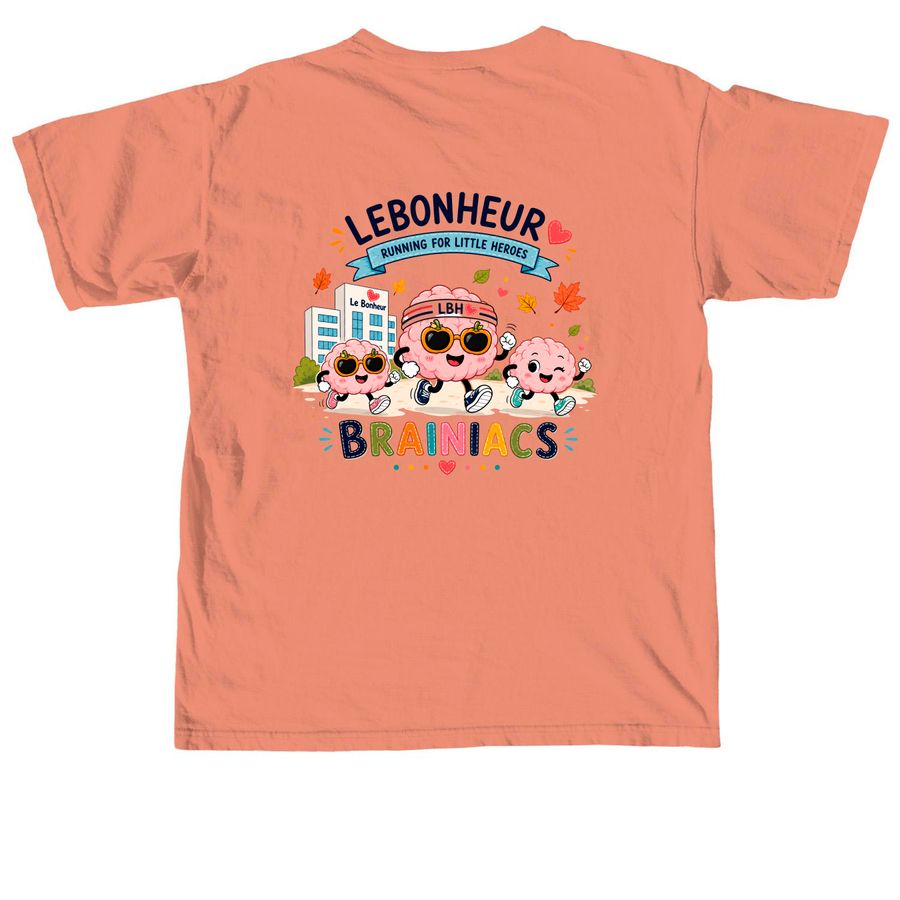 LB Neuro Clinic Pumpkin Run, a Terracotta Comfort Colors Unisex Tee