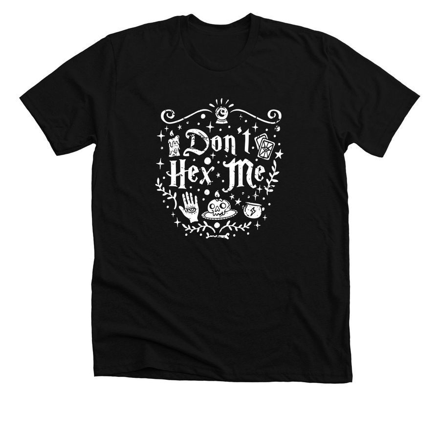 Don't Hex Me, a Solid Black Blend Premium Unisex Tee