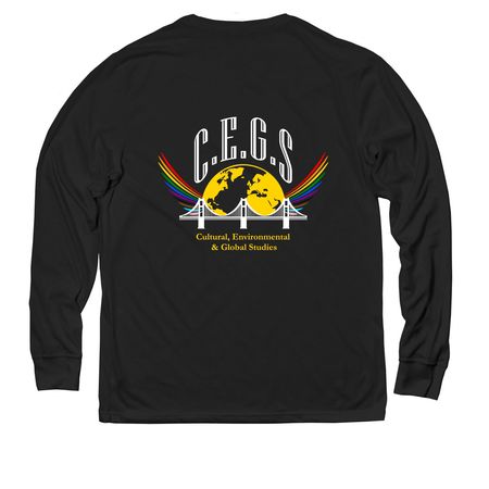 CEGS, a Deep Black Allmade Eco Triblend Long Sleeve Tee