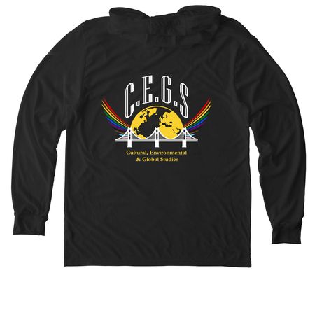 CEGS, a Space Black Allmade Eco Triblend Hoodie Tee