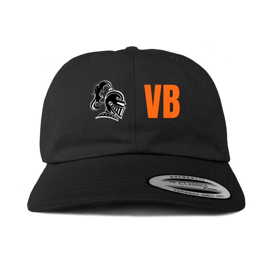 VB Knight Head Ball Cap, a Black Printed Classic Baseball Cap