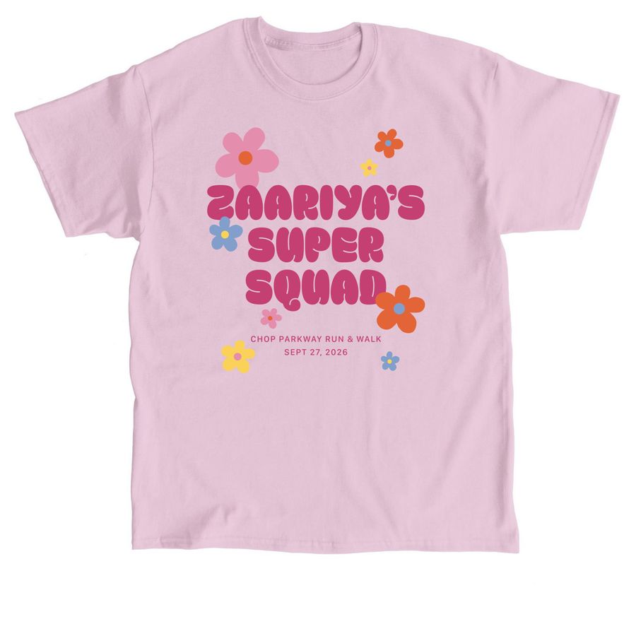 Zaariya's Super Squad&nbsp;, a Light Pink Classic Unisex Tee