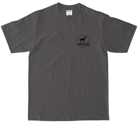 Coalition to Save Catalina Island Deer, a Dark Grey Max Heavyweight Tee