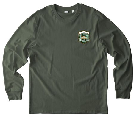Comfy Tops, a Khaki Green Stanley/Stella Unisex Creator 2.0 Long Sleeve Tee