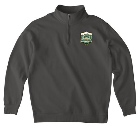Comfy Tops, a Asphalt Midweight Quarter Zip Pullover