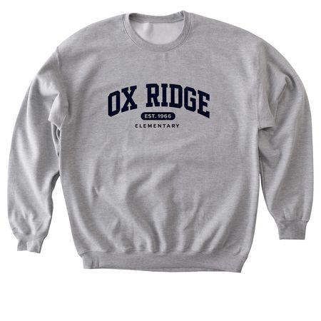 Classic Ox, a Sport Grey Softstyle Crewneck Sweatshirt