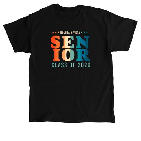 MVGS Class of 2026 Retro Colors, a Black Classic Unisex Tee