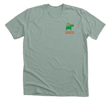 One Community, Many Breeds, a Heather Sage Premium Unisex Tee