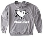 SquatchMeWork, a Sport Grey Gildan Softstyle Pullover Hoodie (back-view)