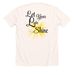 Colombia?Let your Light Shine, a Heather Natural Premium Unisex Tee (back-view)