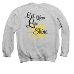 Colombia?Let your Light Shine, a Sport Grey Crewneck Sweatshirt (back-view)
