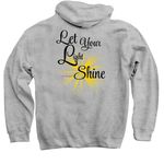 Colombia?Let your Light Shine, a Sport Grey Pullover Hoodie (back-view)