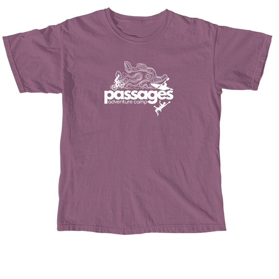Camper T-shirt Design, a Berry Comfort Colors Unisex Tee