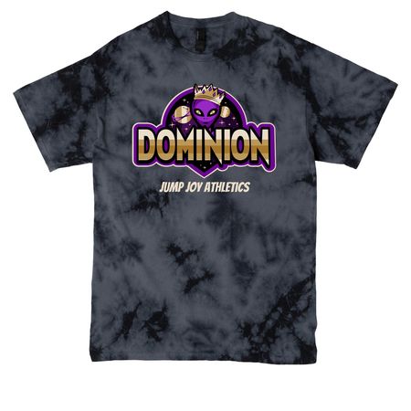 Dominion T-Shirt, a Black Crystal Tie Dye Tee