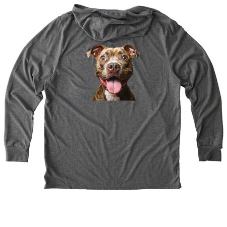 Derp Mode Activated - Pitbull, a Aluminum Grey Allmade Eco Triblend Hoodie Tee