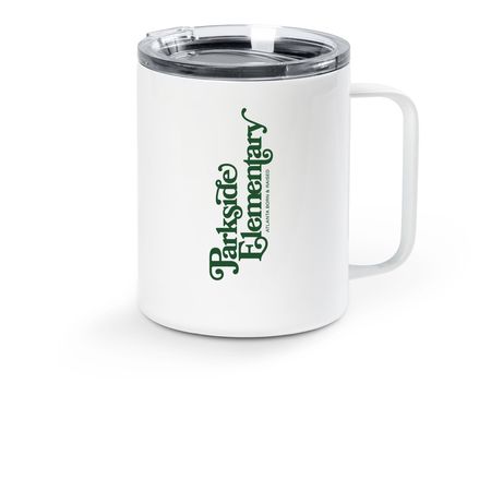 Stainless Steel Travel Coffee Mug, a White Stainless Steel Travel Mug