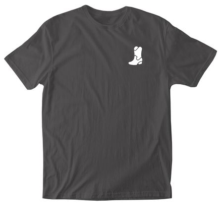 Country At Heart, a Charcoal Softstyle Cotton Tee