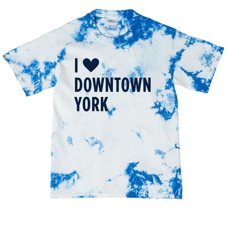 I <3 Downtown York, a True Royal Youth Crystal Tie Dye Tee