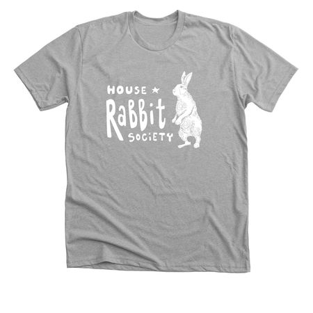 HRS Whimsical Rabbit, a Athletic Heather Premium Unisex Tee
