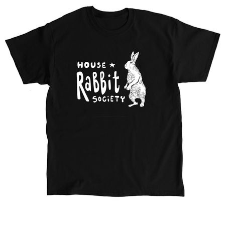 HRS Whimsical Rabbit, a Black Classic Unisex Tee