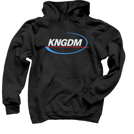 KNGDM WORLDWIDE "PHARMACY" BLACK HOODIE, a Black Pullover Hoodie
