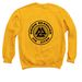 Sweatshirts, a Gold Crewneck Sweatshirt (back-view)