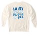 In My School Psych Era, a Ivory Comfort Colors Crewneck Sweatshirt (back-view)