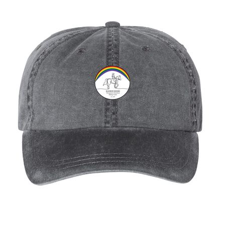 New RR Summer Hats, a Black Printed Pigment Dye Baseball Cap