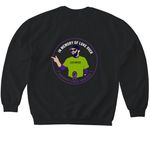 Pancreatic Cancer Awareness - 2026 Edition, a Black Softstyle Crewneck Sweatshirt (back-view)