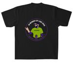 Pancreatic Cancer Awareness - 2026 Edition, a Black Heavyweight Garment Dye Tee (back-view)