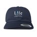 Life Caps, a Navy Printed Classic Baseball Cap