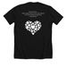 #Elistrong, a Solid Black Blend Premium Unisex Tee (back-view)
