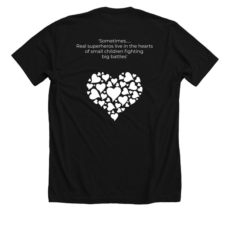 #Elistrong, a Solid Black Blend Premium Unisex Tee (back-view)
