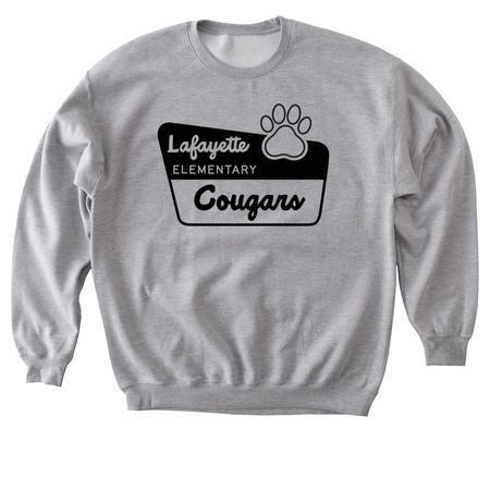 Parks Cougars, a Sport Grey Softstyle Crewneck Sweatshirt