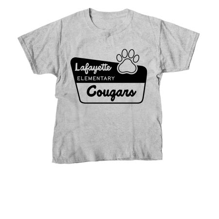 Parks Cougars, a Sport Grey Youth Unisex Tee