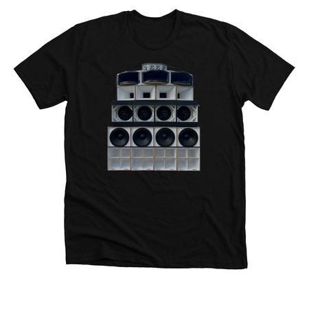 Pull Up PDX HiFi, a Solid Black Blend Premium Unisex Tee