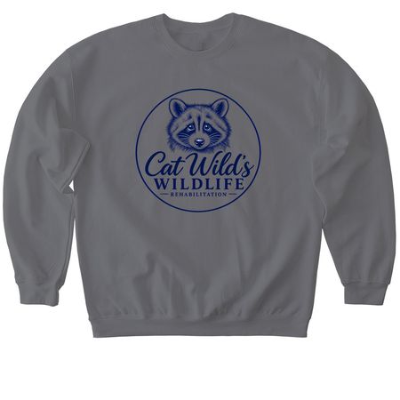 Classic Logo, a Charcoal Softstyle Crewneck Sweatshirt