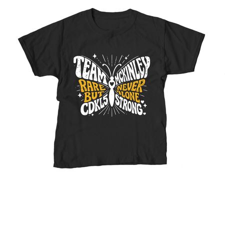 McKinley 2026 CDKL5, a Black Youth Unisex Tee