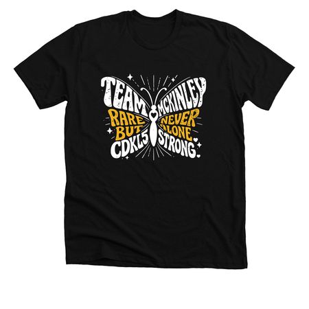 McKinley 2026 CDKL5, a Solid Black Blend Premium Unisex Tee