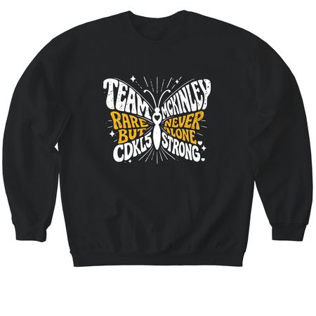 McKinley 2026 CDKL5, a Black Softstyle Crewneck Sweatshirt