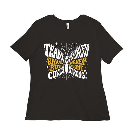 McKinley 2026 CDKL5, a Black Women?s Relaxed Cotton Tee