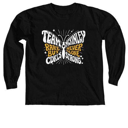 McKinley 2026 CDKL5, a Black Comfort Colors Long Sleeve Tee