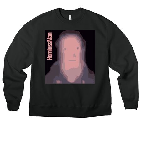 GONE-T, a Vintage Black Premium Heavyweight Crewneck Sweatshirt