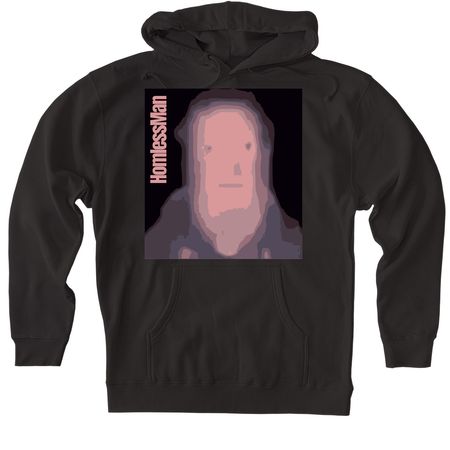 GONE-T, a Black Heavyweight Pullover Hoodie