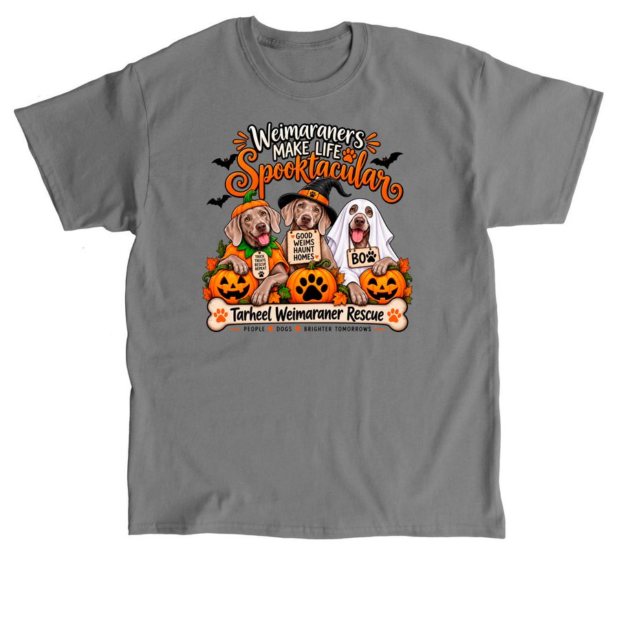 Good Weims Haunt Great Homes, a Charcoal Classic Unisex Tee