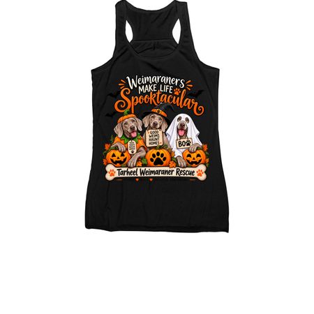 Good Weims Haunt Great Homes, a Black Women's Racerback