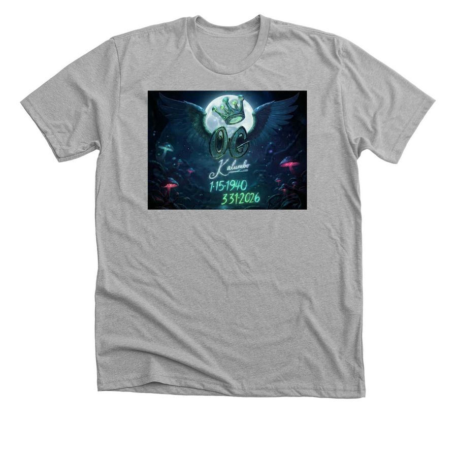 Memories of Og kalumbo&nbsp;, a Athletic Heather Premium Unisex Tee